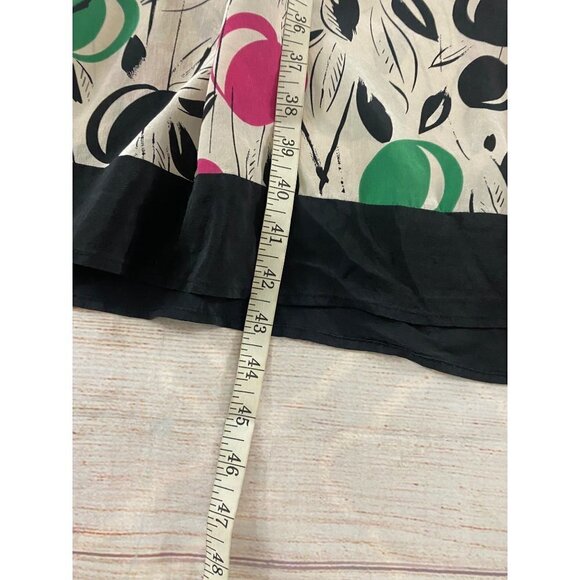 Anthropologie CoreyLynnCalter Womens 100% Silk Cherry Blossom Dress - 10 - Picture 7 of 12